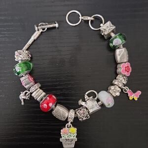 Willabee & Ward Toggle Charm Bracelet May Flowers Mother's Day Spring Floral